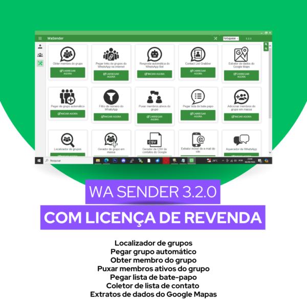 WaSender 3.2.0 Versão com Revenda - 2024