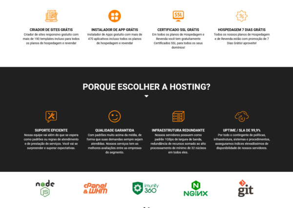 Script site pronto para empresas de hospedagens com painel admin - Imagem 3