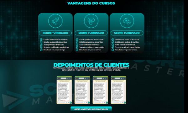 Página de Landing Page para serviços de Score - Imagem 2
