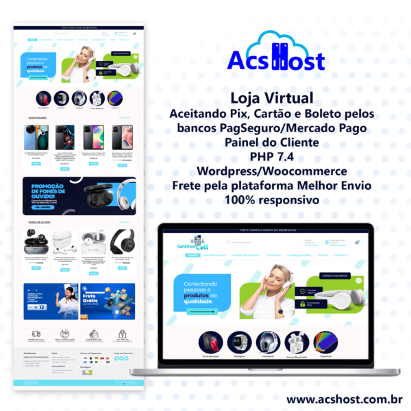 Loja Virtual PHP 7.4 Woocommerce - Imagem 3