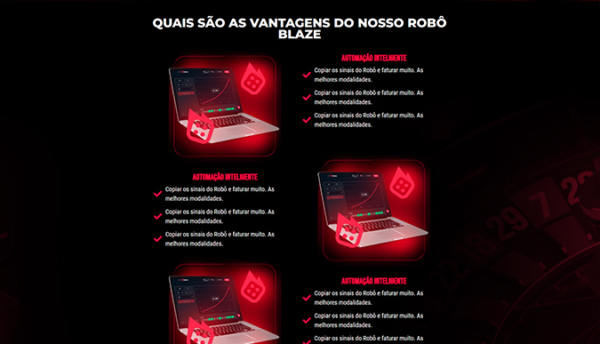Landing Page para venda de robô trades e investimentos - Imagem 2