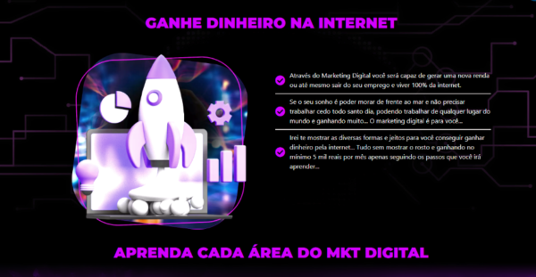 Landing Page para venda de cursos marketing - Imagem 3