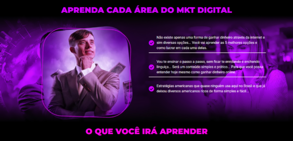 Landing Page para venda de cursos marketing - Imagem 4
