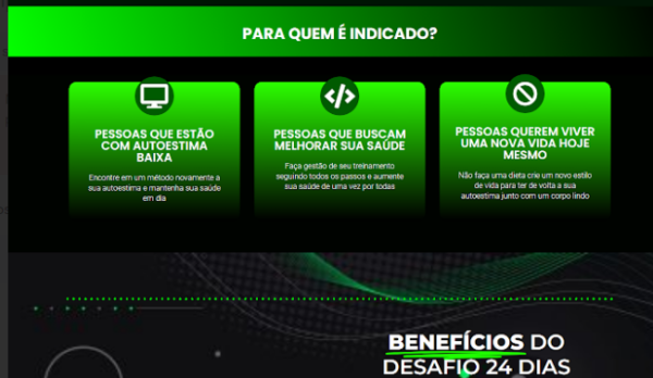 Landing Page para venda de produtos para emagrecimento - Imagem 4