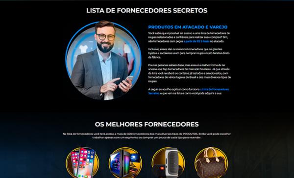 Landing page para venda de lista de revendedores - Imagem 2