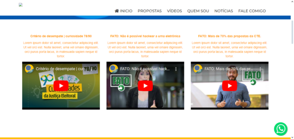 Site do politico pronto em PHP - Imagem 3