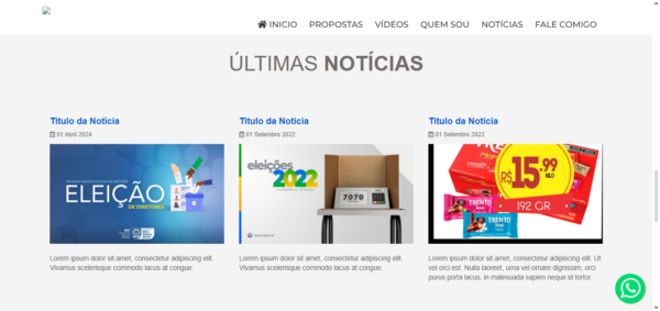 Site do politico pronto em PHP - Imagem 5