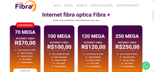 Site pronto Provedor de internet em PHP modelo 1 - Imagem 3
