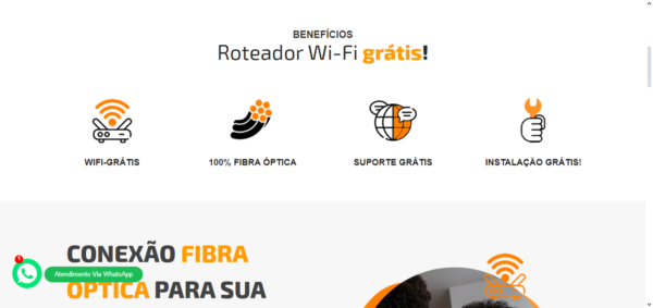 Site Pronto Para Provedor de Internet em PHP - Modelo 3 - Imagem 3