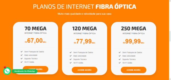 Site Pronto Para Provedor de Internet em PHP - Modelo 3 - Imagem 4