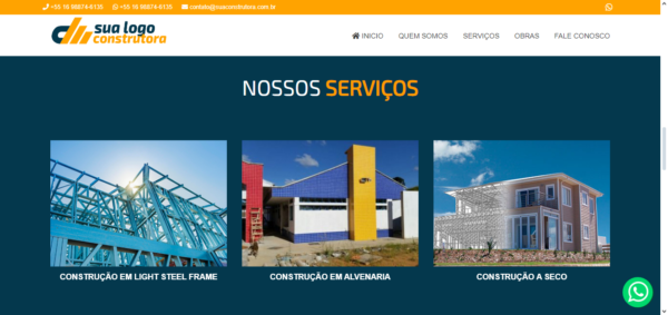 Site institucional tema construção em PHP - Imagem 3