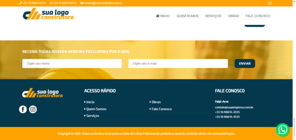 Site institucional tema construção em PHP - Imagem 4