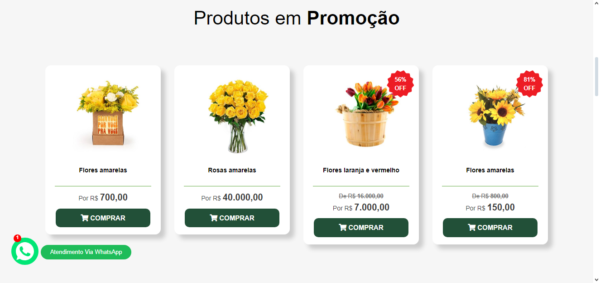 Loja Virtual editável para floricultura - Imagem 3