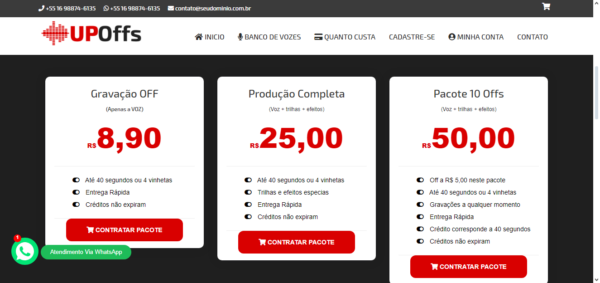Site do Locutor banco de voz em PHP - Imagem 3