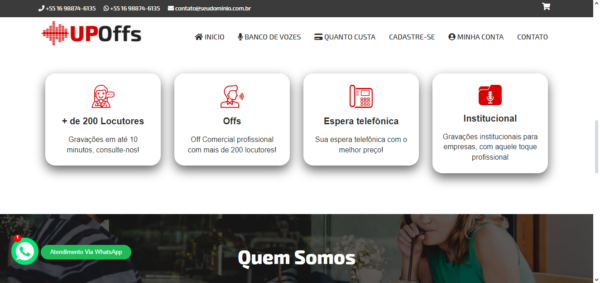 Site do Locutor banco de voz em PHP - Imagem 4