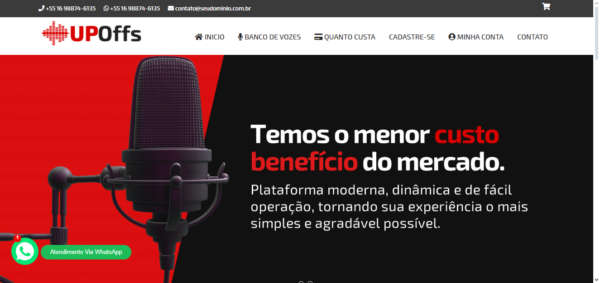 Site do Locutor banco de voz em PHP - Imagem 2