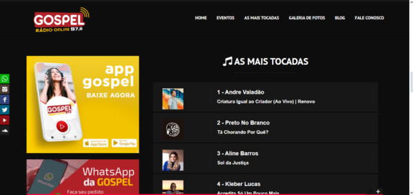 Site para Web Rádio em PHP puro - Imagem 4